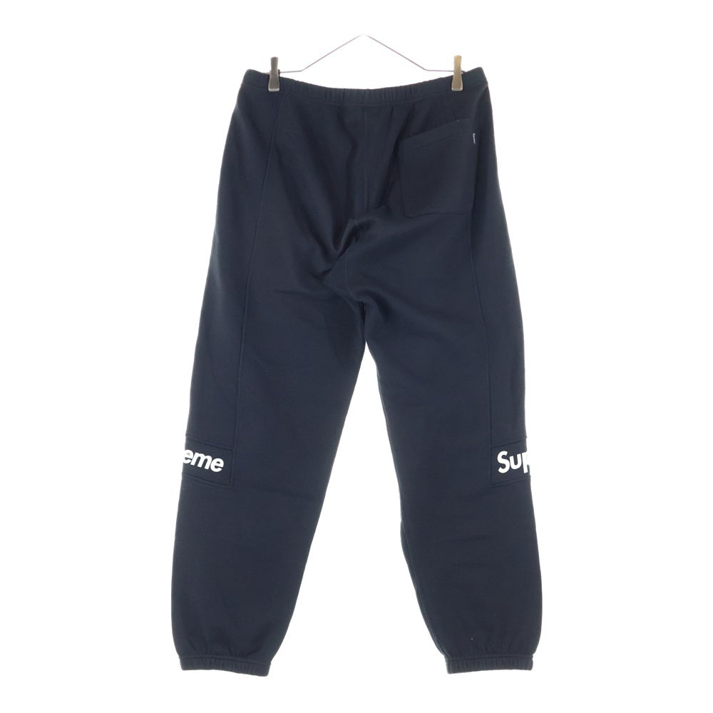 SUPREME(シュプリーム) 20SS Color Blocked Sweatpant ロゴプリント カラーブロックド スウェットパンツ ブラック