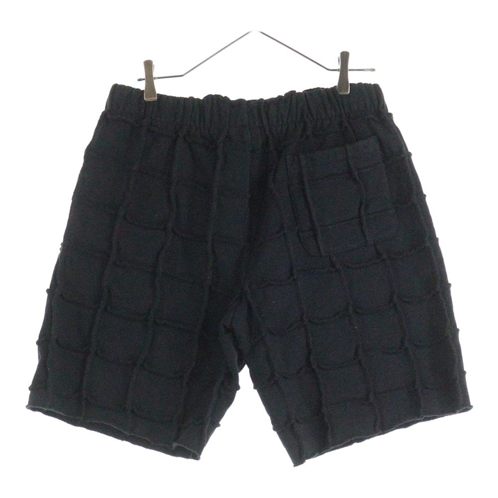 SUPREME(シュプリーム) 22SS Reverse Patchwork Sweatshort リバースパッチワーク スウェットショート ハーフパンツ ブラック