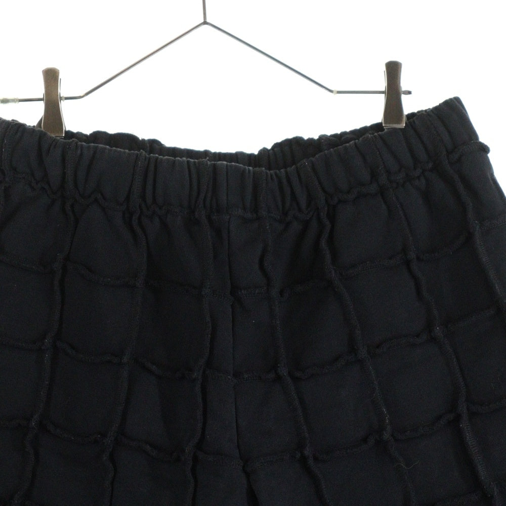 SUPREME(シュプリーム) 22SS Reverse Patchwork Sweatshort リバースパッチワーク スウェットショート ハーフパンツ ブラック
