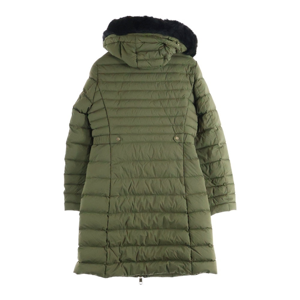 TOMMY HILFIGER(トミーヒルフィガー) ファーフード付き ナイロン ダウンコート ジャケット カーキ レディース WW0WW21015