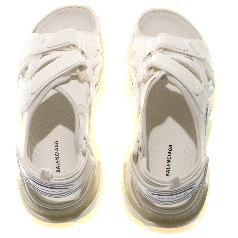 【美品】BALENCIAGA トラックミュール ホワイト 41 NIB $950 Balenciaga Women Track Lace-Up Mule Sneakers White 11 US