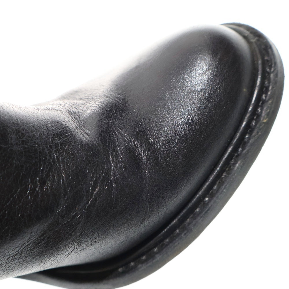 Chloe(クロエ) ヒール レザー ロングブーツ ブラック レディース