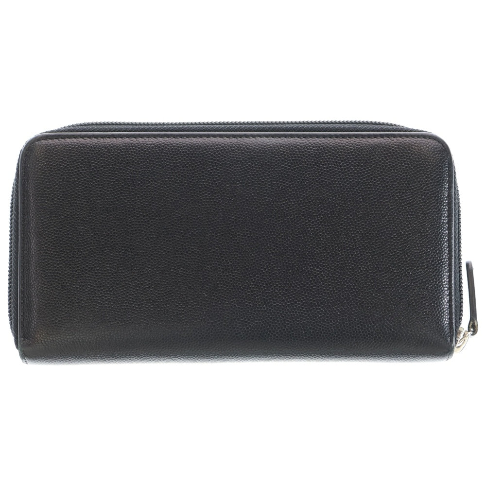 CHANEL(シャネル) ココマーク キャビアスキン ラウンドファスナー