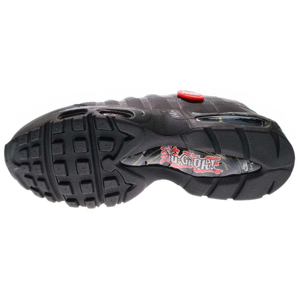 NIKE(ナイキ) ×Yu-Gi-Oh! AIR MAX 95 AIR MUSCLE/JONOUCJI 遊戯王 城之内 エアマックス95 エアマッスル ローカットスニーカー グレー/ブラック US9.5/27.5cm II7404-100