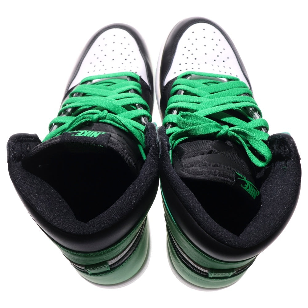 NIKE(ナイキ) AIR JORDAN 1 RETRO HIGH OG LUCKY GREEN エアジョーダン1 レトロ ラッキーグリーン ハイカットスニーカー グリーン/ホワイト US9.5/27.5cm DZ5485-031