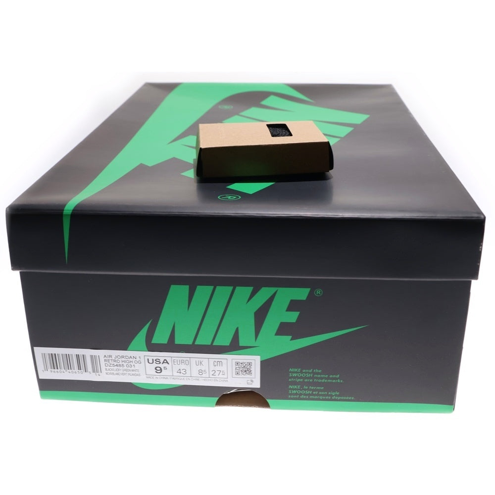 NIKE(ナイキ) AIR JORDAN 1 RETRO HIGH OG LUCKY GREEN エアジョーダン1 レトロ ラッキーグリーン ハイカットスニーカー グリーン/ホワイト US9.5/27.5cm DZ5485-031