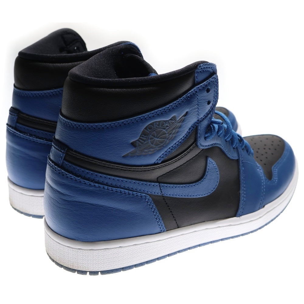 NIKE(ナイキ) AIR JORDAN 1 RETRO HIGH OG DARK MARINA BLUE エアジョーダン1 レトロ ダークマリーナブルー ハイカットスニーカー ブラック/ブルー US9.5/27.5cm 555088-404