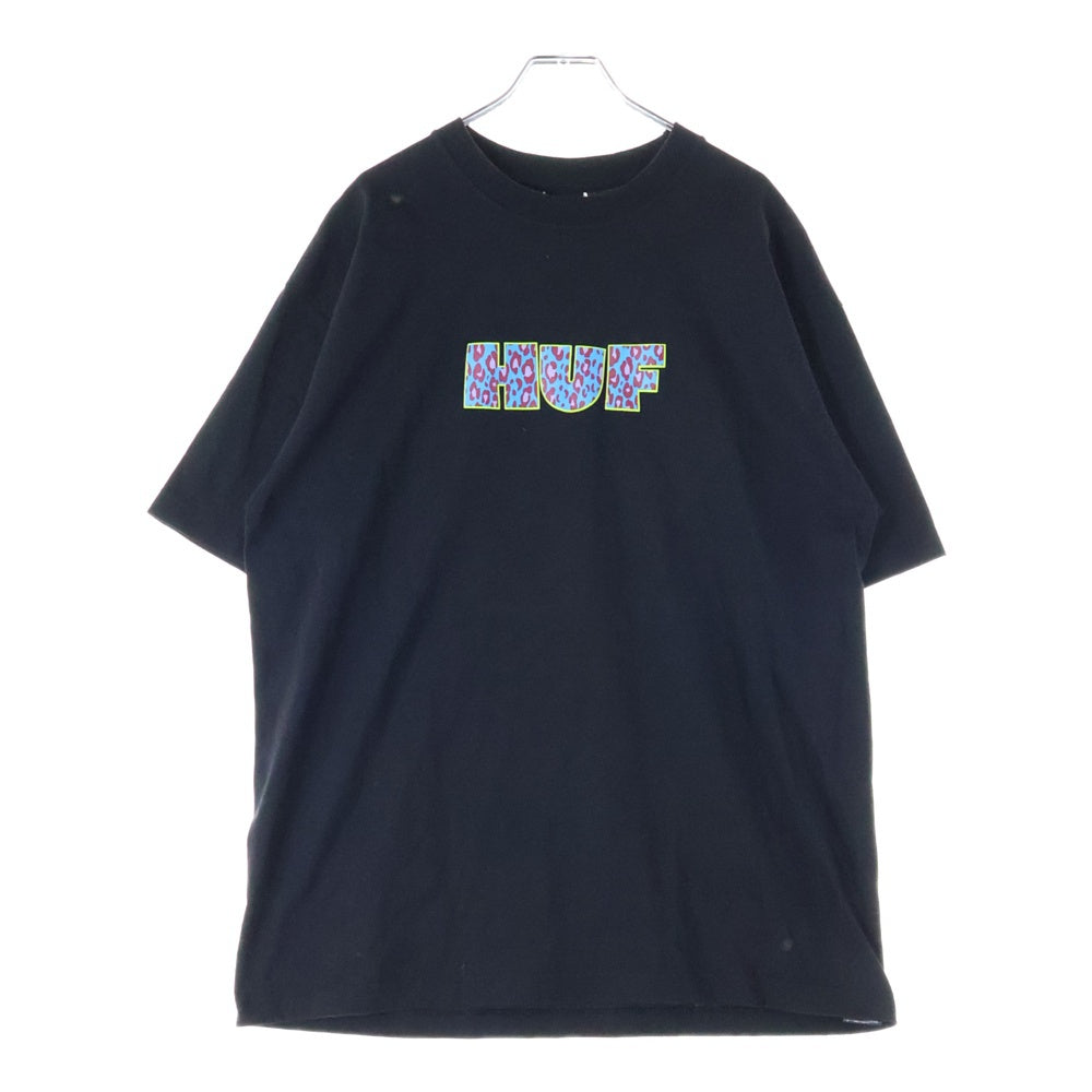 HUF(ハフ) CHEATA S/S TEE レオパード ロゴプリント クルーネック 半袖Tシャツ