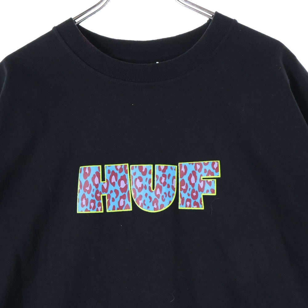 HUF(ハフ) CHEATA S/S TEE レオパード ロゴプリント クルーネック 半袖Tシャツ