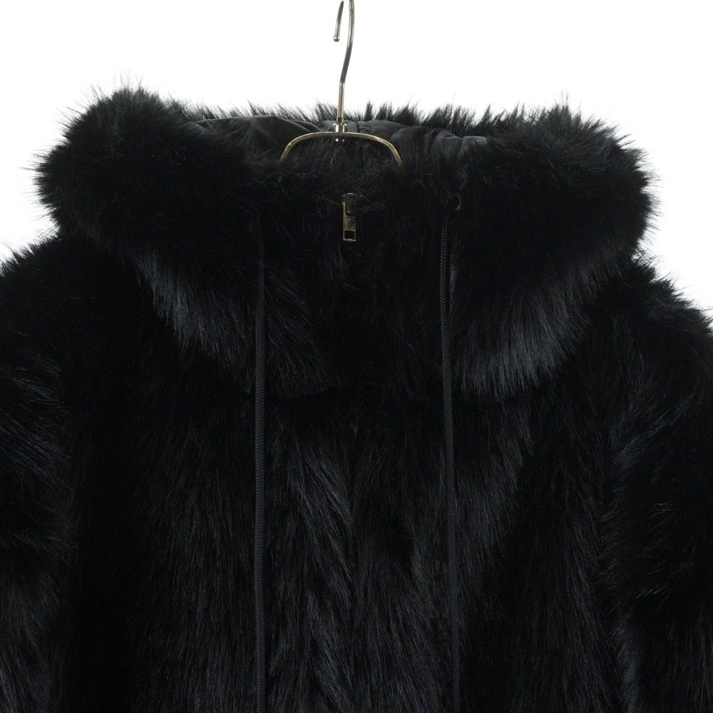 KIDILL(キディル) 24AW FAUX-FUR DEVIL JACKET デビル オーバーサイズ ジャケット ブラック KL862