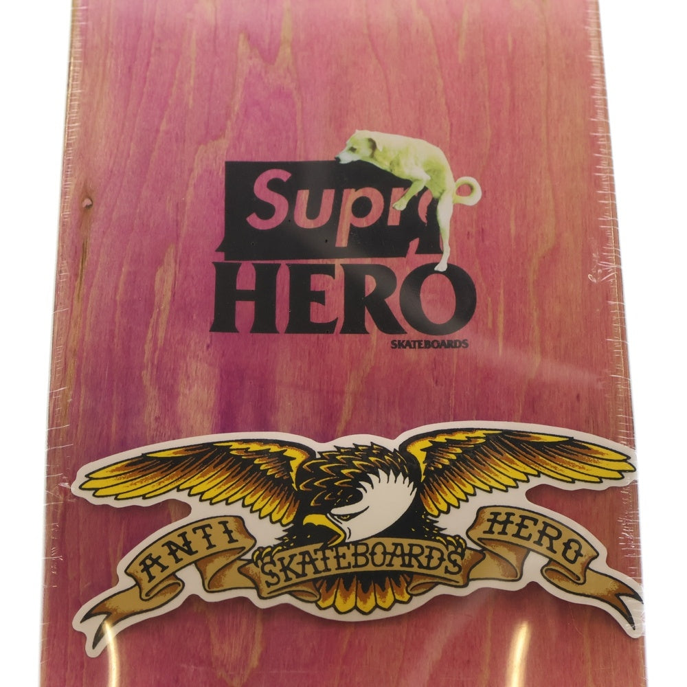 SUPREME(シュプリーム) 22SS ×ANTIHERO Dog Skateboard Deck アンタイヒーロー ドッグ スケートボードデッキ ホワイト/ピンク