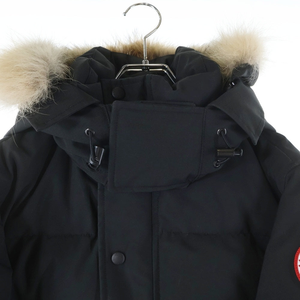 CANADA GOOSE(カナダグース) WYNDHAM PARKA ウィンダムパーカ ファー付きフーデッド 中綿ダウンジャケット ブラック 3808M