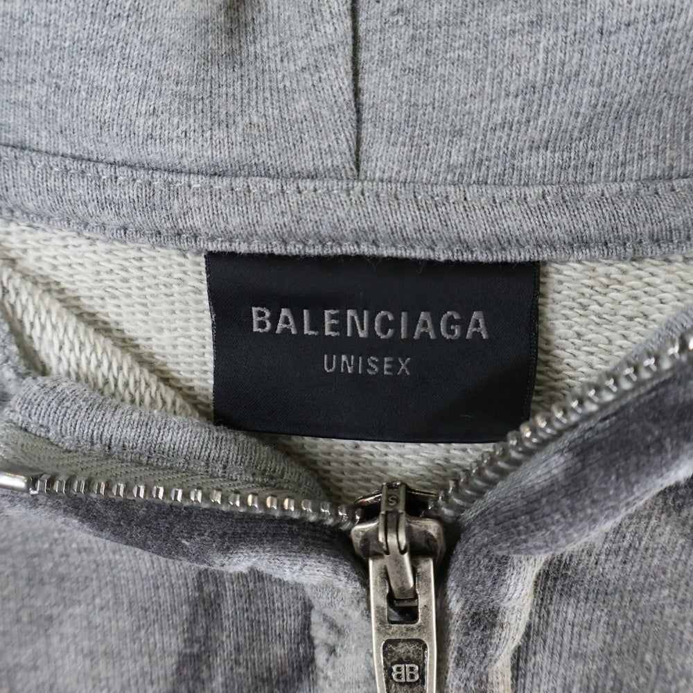 BALENCIAGA グレー スウェット Lサイズ ショート baggy スウェットパンツ