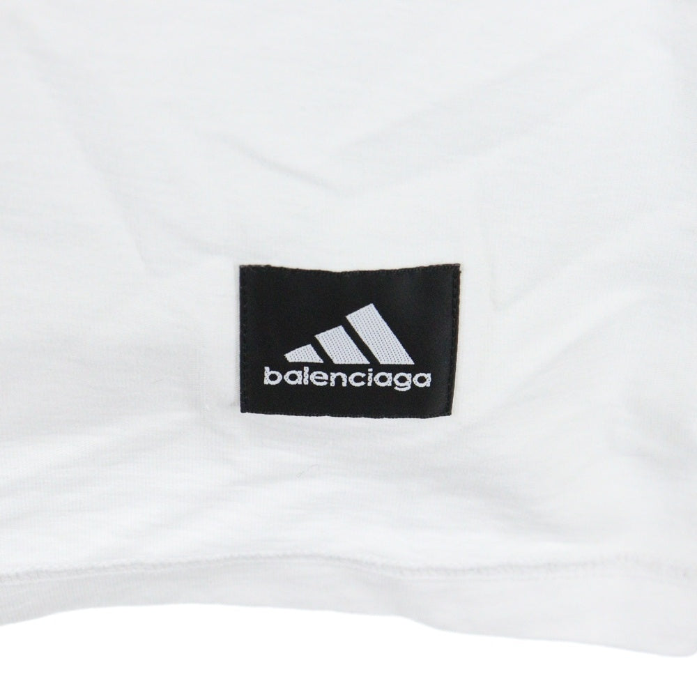 BALENCIAGA(バレンシアガ) 23SS ×adidas Inside Out T-Shirt アディダス インサイドアウト 半袖Tシャツ ホワイト 731769 TNVA6