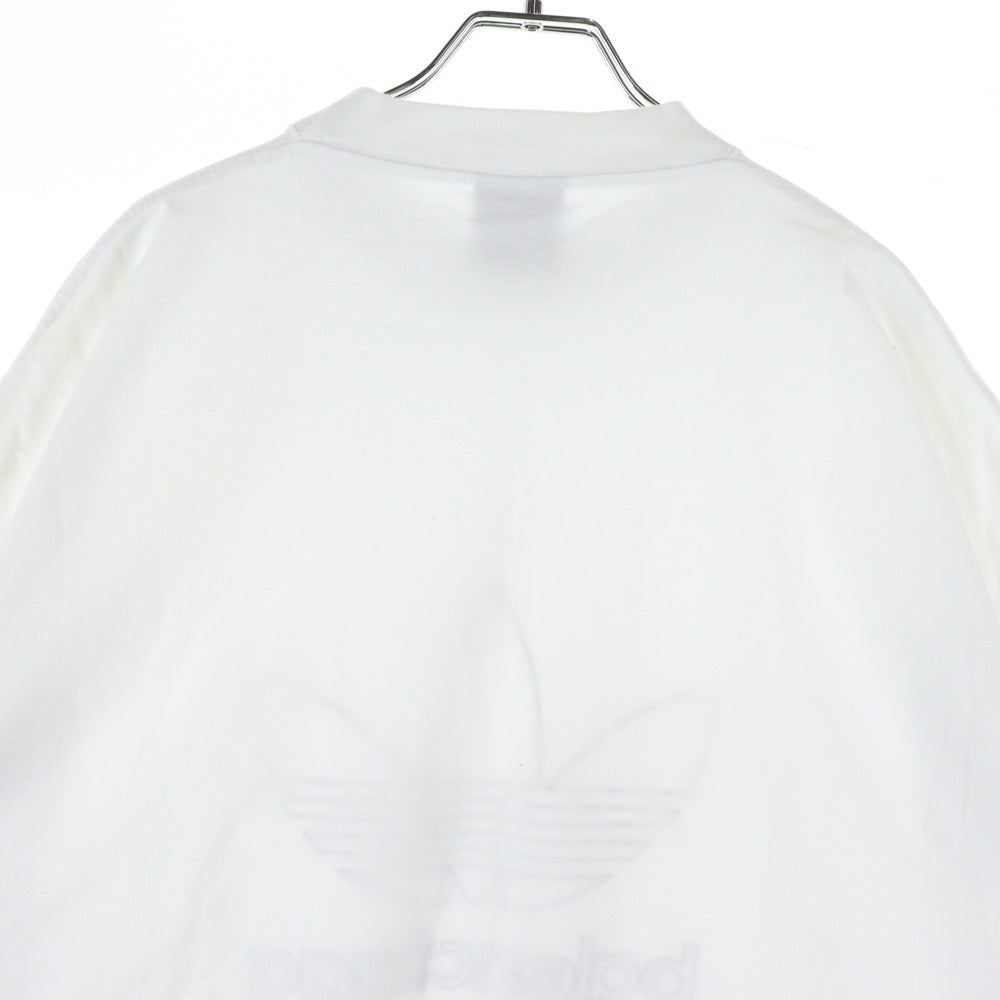 BALENCIAGA(バレンシアガ) 23SS ×adidas アディダス トレフォイルロゴオーバーサイズTシャツ 半袖クルーネックカットソー ホワイト 723976 TNVN8