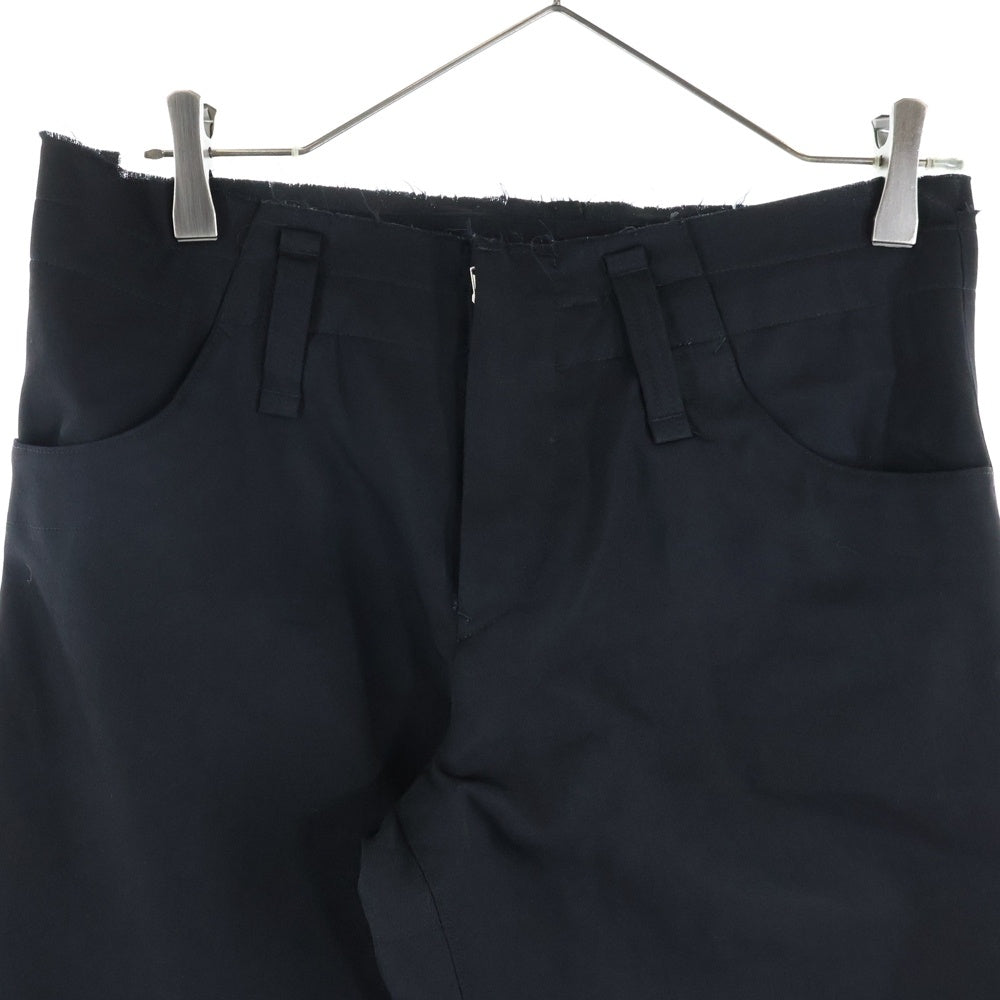 Yohji Yamamoto(ヨウジヤマモト) レインウール スラックス ロングパンツ ブラック FR-P01-100 レディース