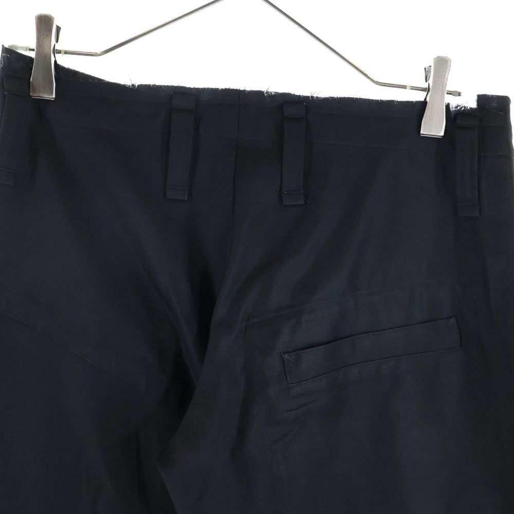 Yohji Yamamoto(ヨウジヤマモト) レインウール スラックス ロングパンツ ブラック FR-P01-100 レディース