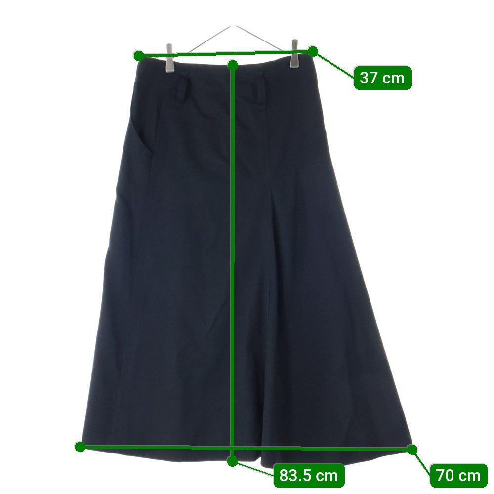 Yohji Yamamoto(ヨウジヤマモト) ジップフライ ウールスカート