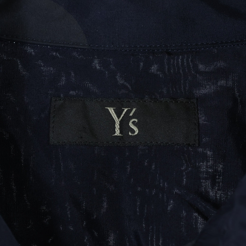 Y's(ワイズ) 12SS ドットプリント レーヨン 長袖シャツ ネイビー YK-B10-203 レディース