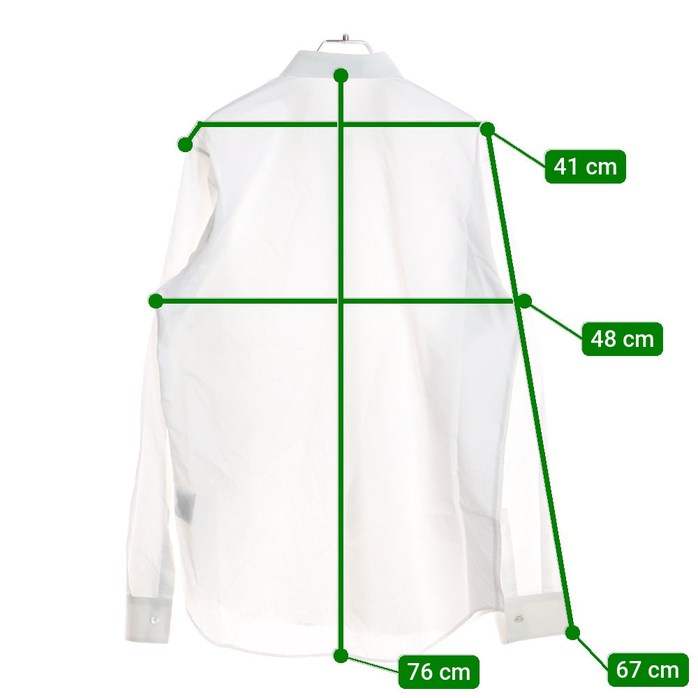 DIOR(ディオール) 23AW オブリーク総柄 コットン 長袖シャツ ホワイト 013C501A4743