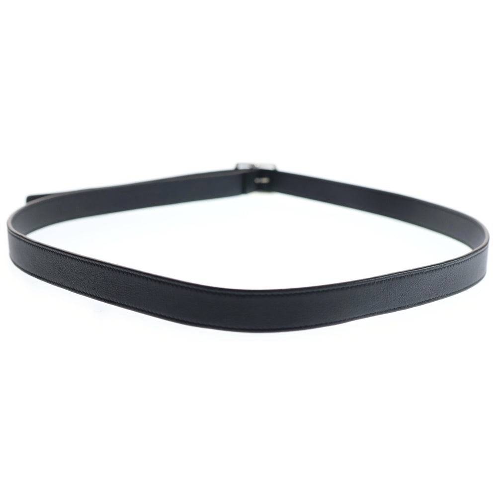 SAINT LAURENT PARIS(サンローランパリ) レザーナローベルト ブラック 593303 レディース