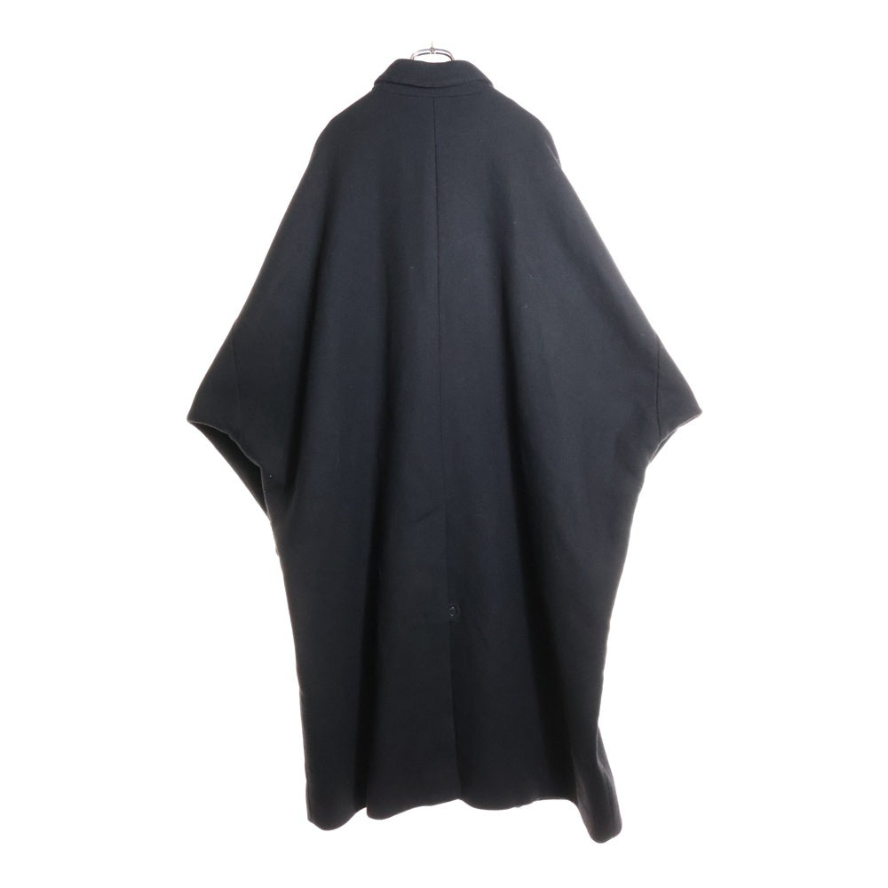 HARE(ハレ) ウール ワイド ステンカラーコート ブラック HA030160AD