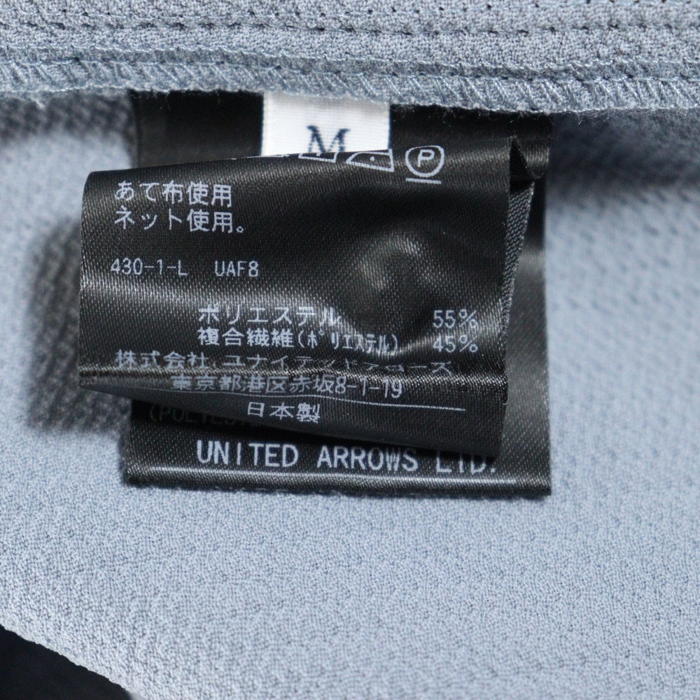 UNITED ARROWS & SONS(ユナイテッドアローズ アンド サンズ) by DAISUKE OBANA 1 OPEN SSL SHIRT ダイスケオバナ アイ オープンカラー 半袖シャツ グレー 5516-299-0117