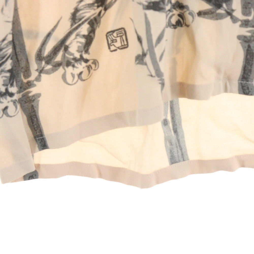 OLD JOE(オールドジョー) 23SS ORIGINAL PRINTED OPEN COLLAR SHIRTS オリジナルプリント オープンカラー 半袖シャツ ピンク 231OJ-SH14