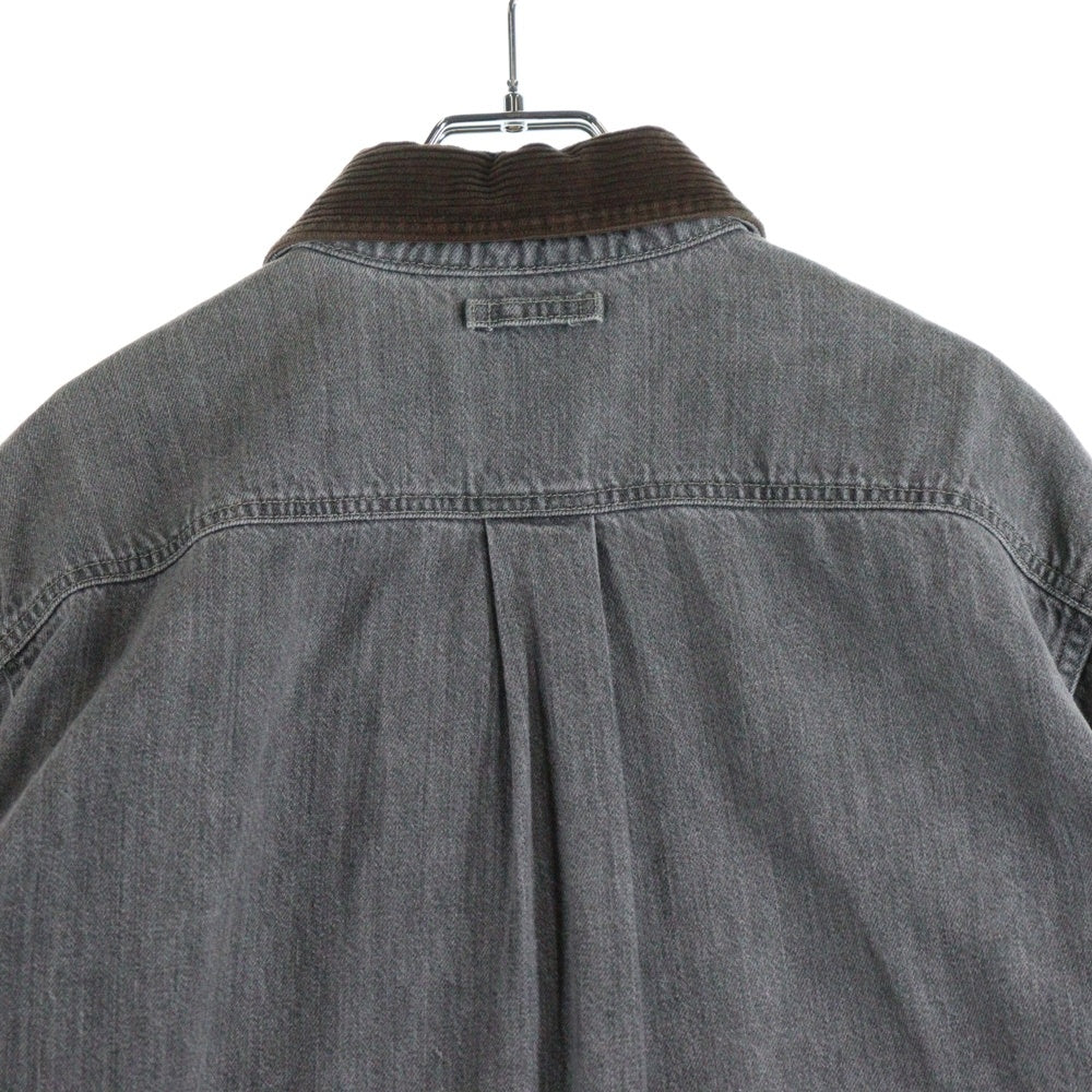 UNITED ARROWS & SONS(ユナイテッドアローズ アンド サンズ) by MASAKI KAWASE N.O.P.J WORK SHIRT 川瀬正輝 ワークシャツ デニム ブラック