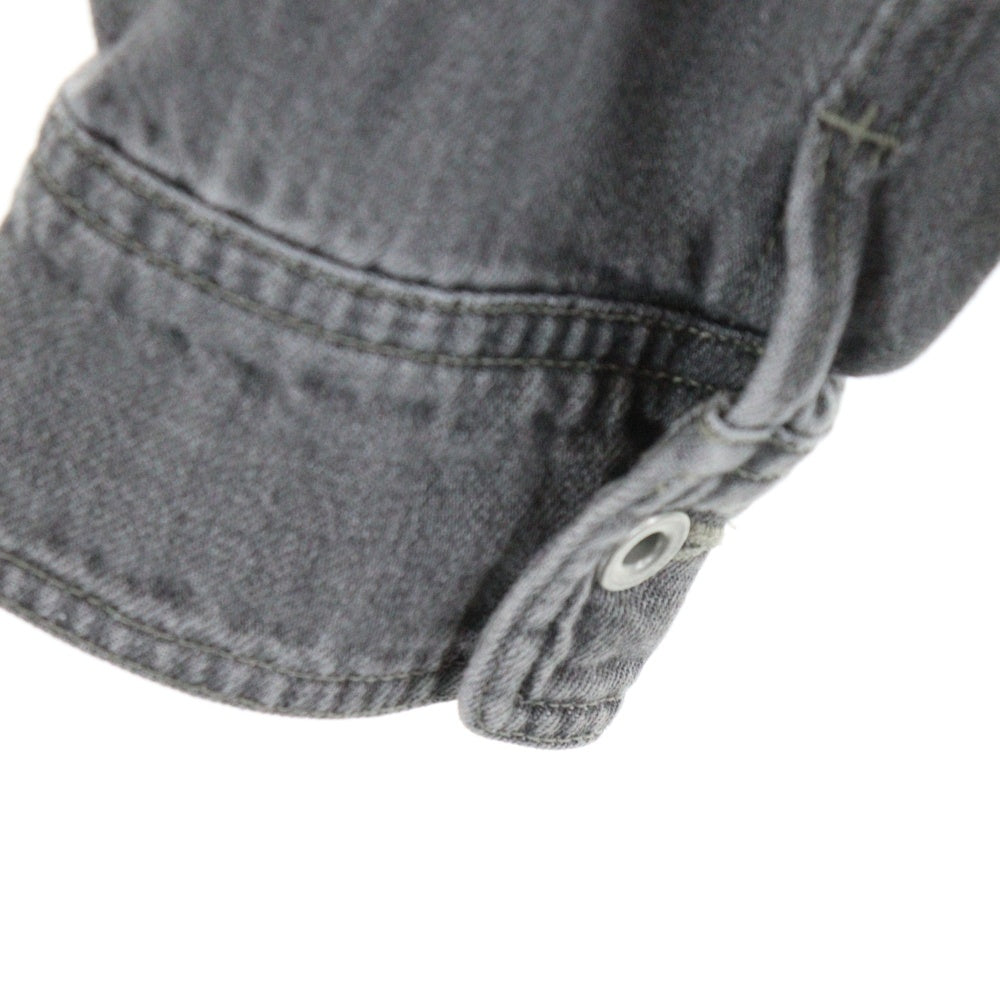 UNITED ARROWS & SONS(ユナイテッドアローズ アンド サンズ) by MASAKI KAWASE N.O.P.J WORK SHIRT 川瀬正輝 ワークシャツ デニム ブラック
