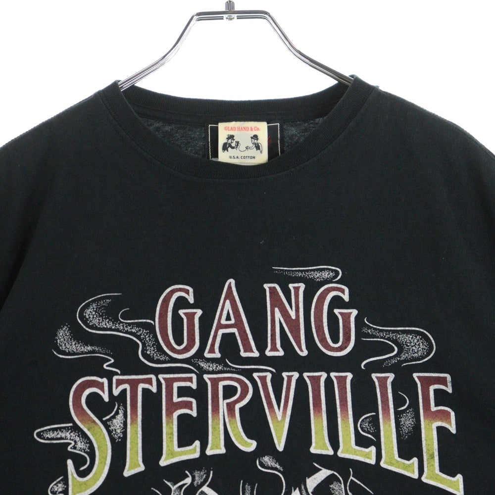 GANGSTERVILLE(ギャングスタービル) Tatoo Eyes Tee タトゥーアイズ 半袖Tシャツ ブラック