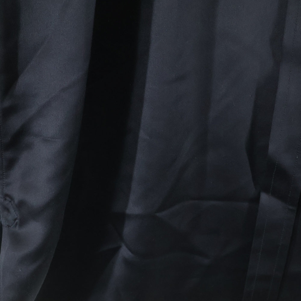 Maison Margiela 1(メゾンマルジェラ) 24AW ロング シルク 長袖シャツ ブラック S51DT0015 S78059