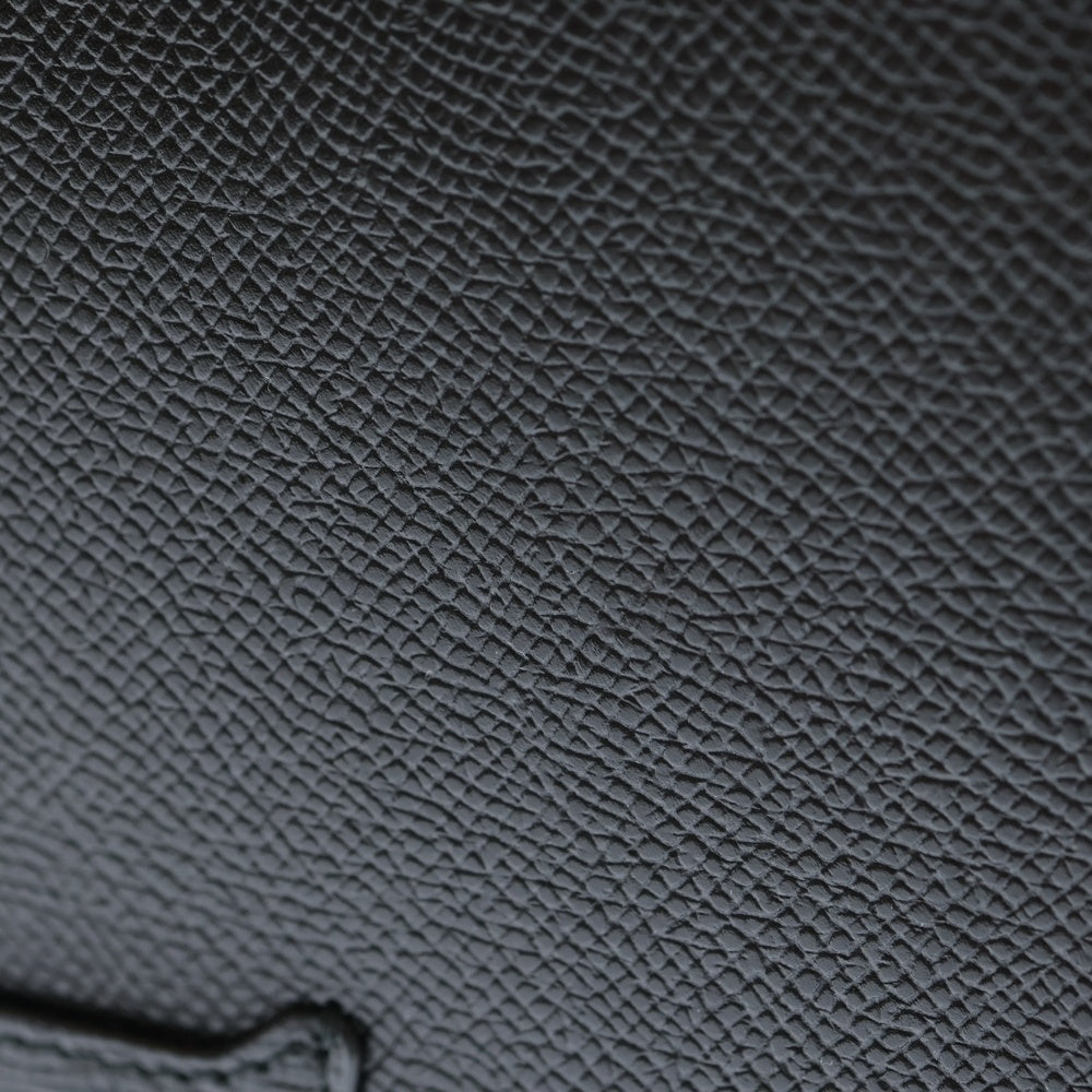 BURBERRY LONDON(バーバリーロンドン) 23SS ラビットロゴ エンボス レザー クラッチバッグ ブラック