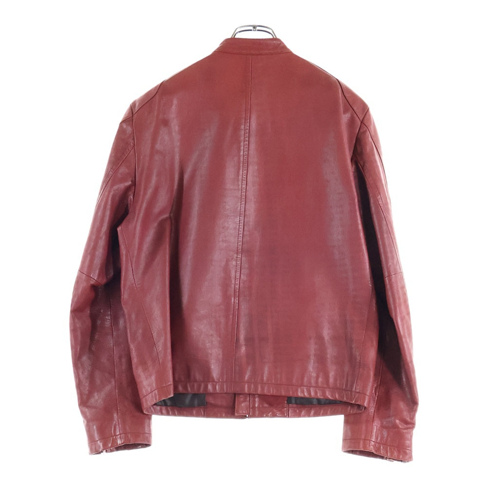 【COMME CA DU MODE MEN】シングルライダースジャケット　2 M COMME CA DU MODE MEN(コムサデモードメン) ゴートレザー ジップアップ