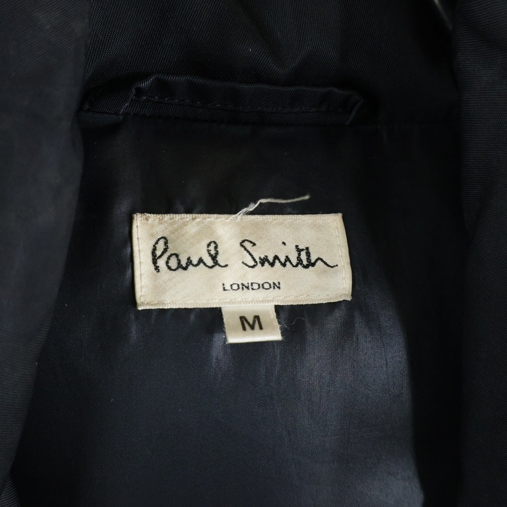 Paul Smith(ポールスミス) マルチポケット ジップアップ ナイロンダウン ジャケット ブラック 497331