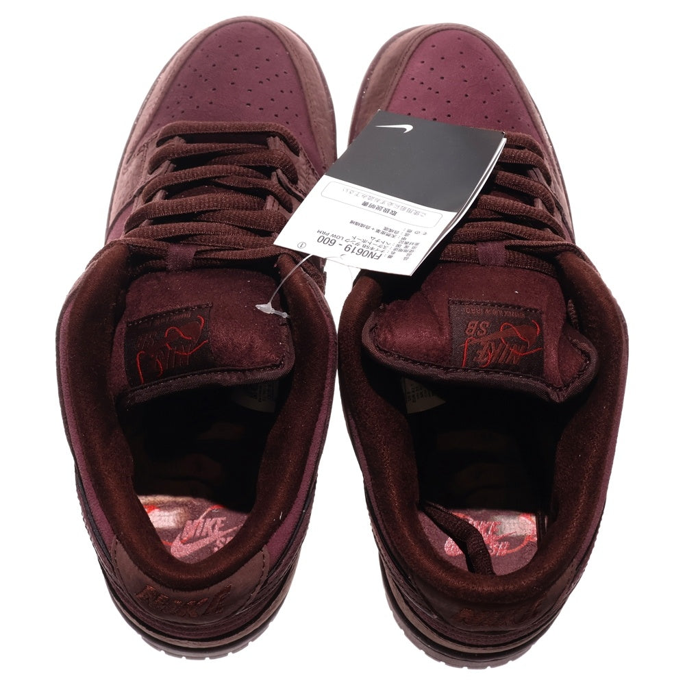NIKE SB(ナイキエスビー) DUNK LOW PRM ダンク プレミアム シティ オブ ラブ ローカットスニーカー バーガンディ US9/27cm FN0619-600