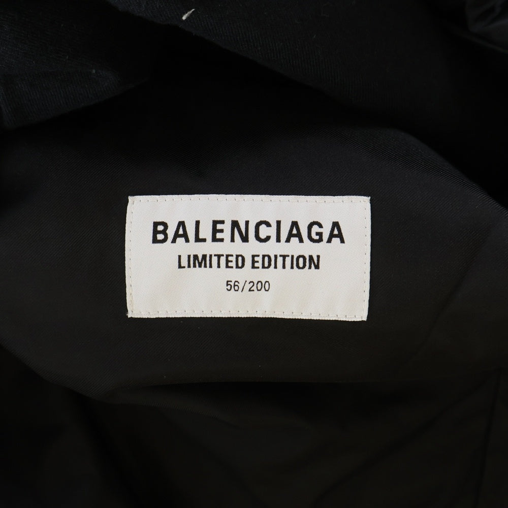 BALENCIAGA(バレンシアガ) Limited Edition Waterproof Jacket リミテッドエディション ナイロン ウォータープルーフ ジャケット ブラック 690399 TI054