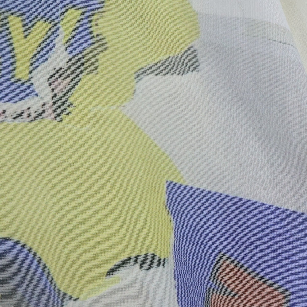 ADER ERROR(アーダーエラー) 24SS ×DISNEY Blue Easter Egg Graphic T-Shirt ディズニー ブルーイースターエッグ グラフィック 半袖Tシャツ ホワイト/マルチ BND1SSTS0102OW