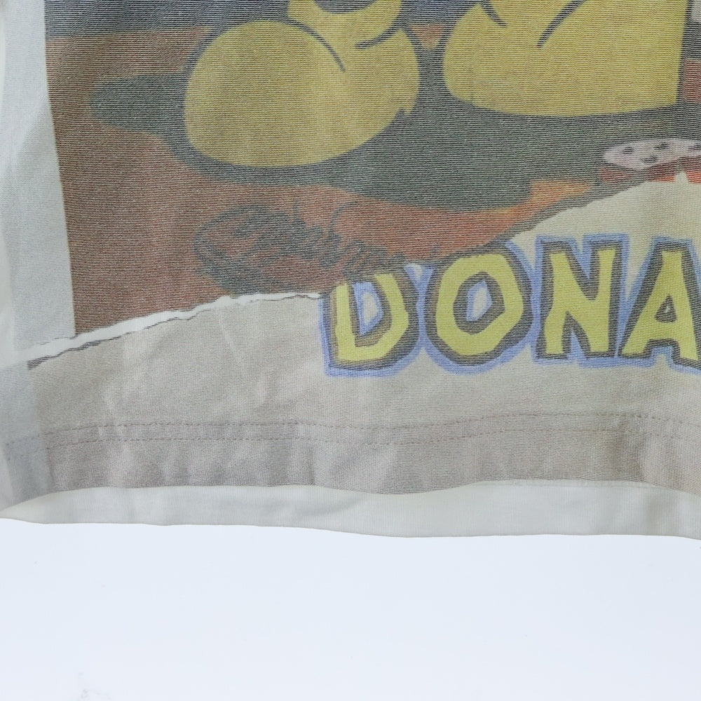 ADER ERROR(アーダーエラー) 24SS ×DISNEY Blue Easter Egg Graphic T-Shirt ディズニー ブルーイースターエッグ グラフィック 半袖Tシャツ ホワイト/マルチ BND1SSTS0102OW