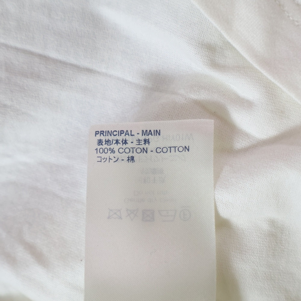 LOUIS VUITTON(ルイヴィトン) 20SS ウィズチェーン ジャガードリブ コットン 半袖Tシャツ カットソー ホワイト RM201M NPG HIY01W