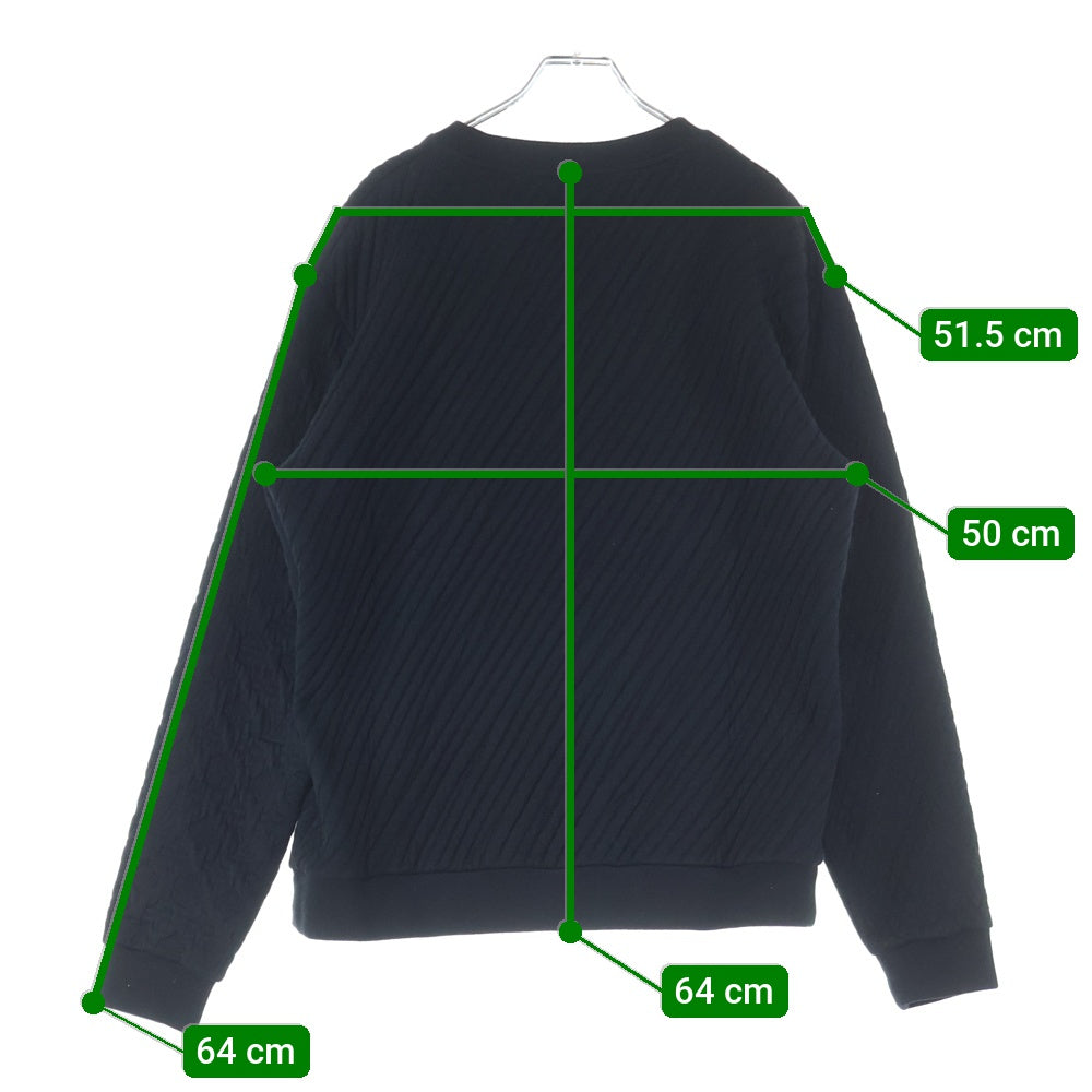 LOUIS VUITTON(ルイヴィトン) 22AW モノグラム ジャガード クルーネック スウェット トレーナー ブラック RM222V NS0 HNY02W