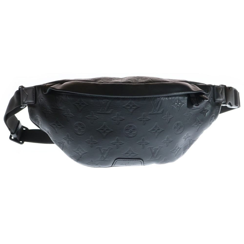 LOUIS VUITTON(ルイヴィトン) モノグラム シャドウ ディスカバリー レザー バムバッグ ボディバッグ ウエストバッグ ショルダーバッグ ブラック M44388 RFIDタグ レディース