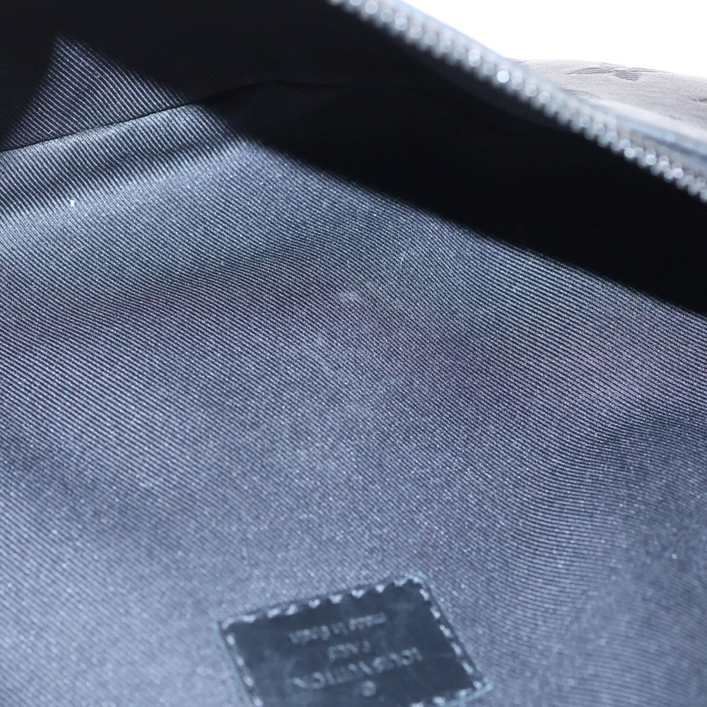 LOUIS VUITTON(ルイヴィトン) モノグラム シャドウ ディスカバリー レザー バムバッグ ボディバッグ ウエストバッグ ショルダーバッグ ブラック M44388 RFIDタグ レディース