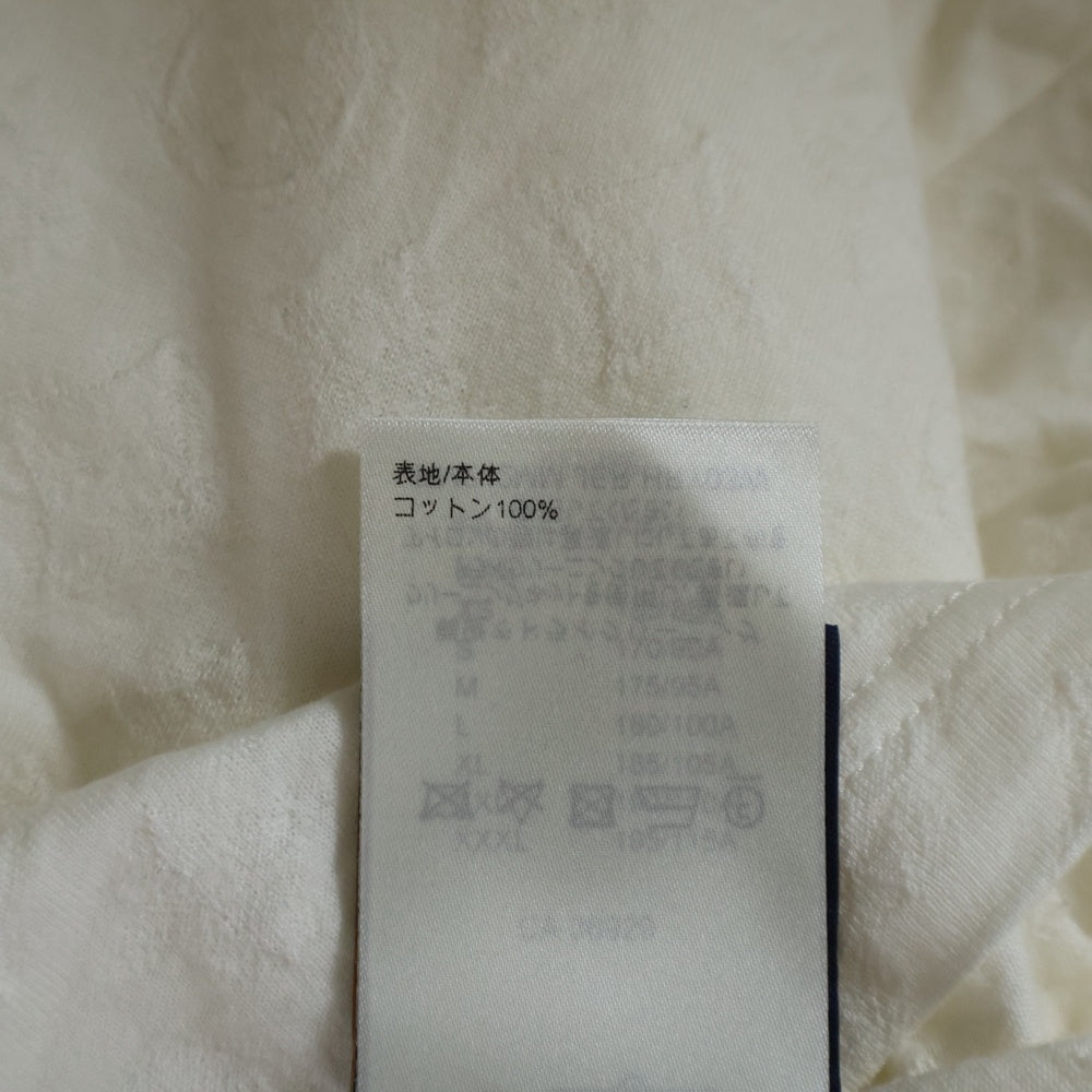 LOUIS VUITTON(ルイヴィトン) 24AW モノグラム フィルクーペコットン クルーネック 半袖Tシャツ カットソー ホワイト RM242MM JER HRY03W