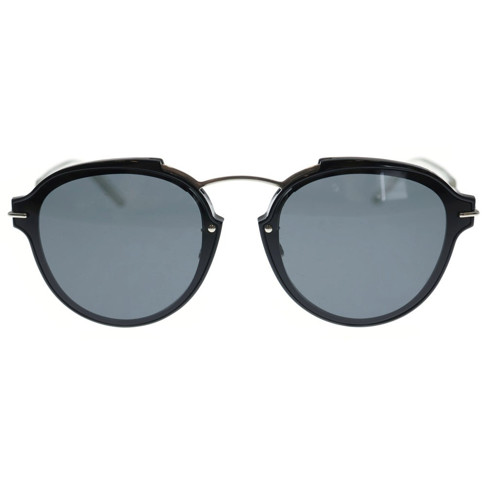 Christian Dior(クリスチャンディオール) ボストン カラーレンズ サングラス アイウェア メガネ 眼鏡 ブラック/シルバー RMGP9