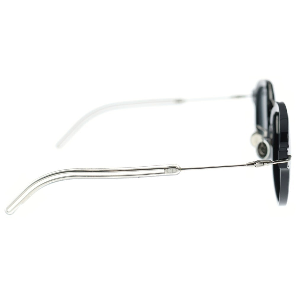 Christian Dior(クリスチャンディオール) ボストン カラーレンズ サングラス アイウェア メガネ 眼鏡 ブラック/シルバー RMGP9