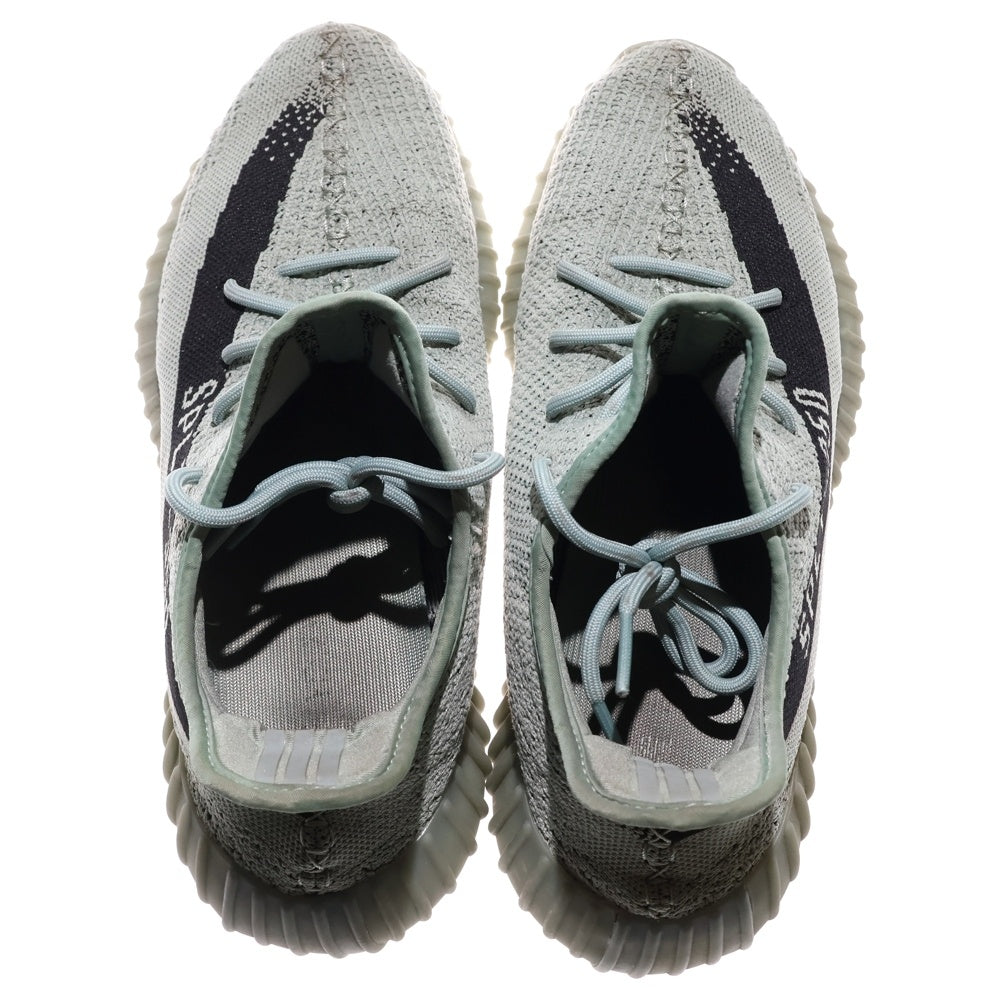 adidas(アディダス) YEEZY BOOST 350V2 SALT CORE BLACK イージーブースト ローカットスニーカー ブラック/ブルー US11.5/29.5cm HQ2060