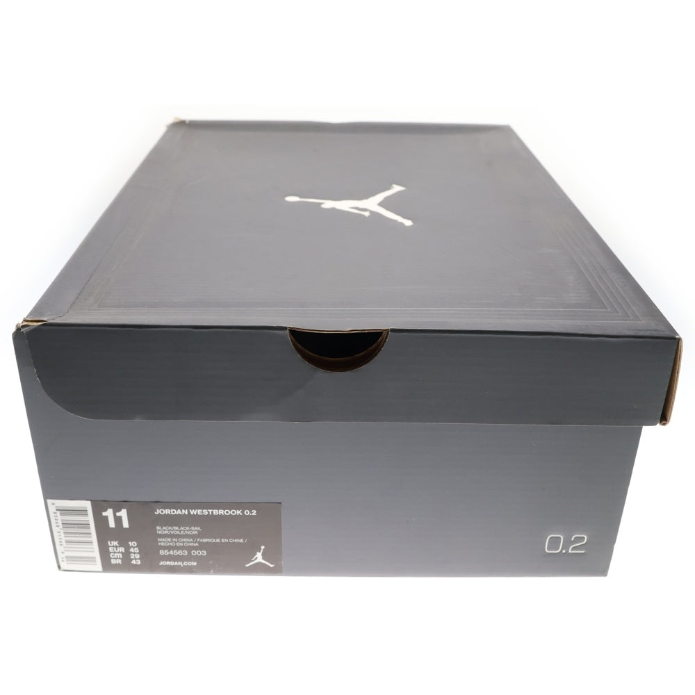 NIKE(ナイキ) JORDAN WESTBROOK 0.2 ジョーダンウエストブック カモフラ ハイカットスニーカー ブラック US11/29cm 854563-003