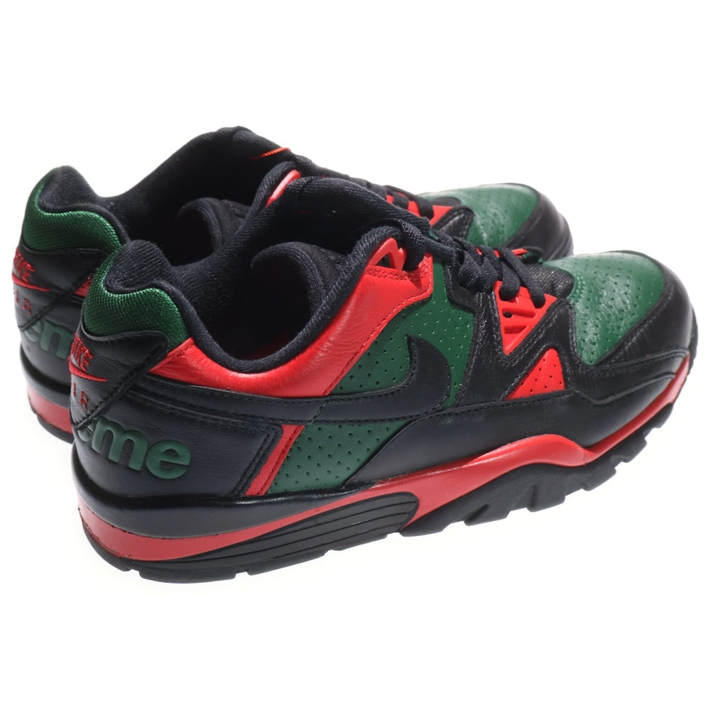 NIKE(ナイキ) ×SUPREME AIR CROSS TRAINER 3 LOW シュプリーム エアクロストレーナー ローカットスニーカー グリーン/レッド US9.5/27.5cm CJ5291-001