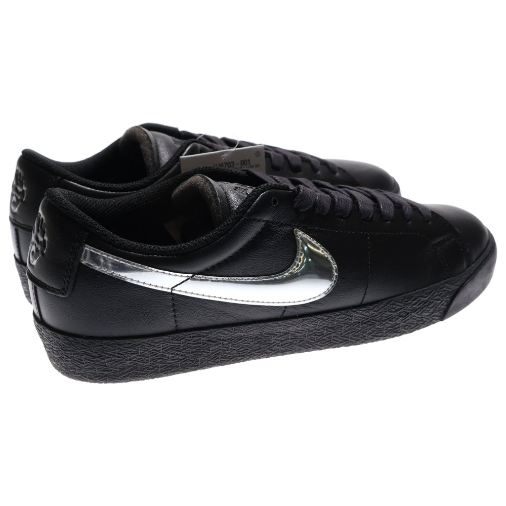 NIKE SB(ナイキエスビー) ×DANCER SKATEBOARDS ZOOM BLAZER LOW QS ダンサースケートボード ズームブレザー ローカットスニーカー ブラック/シルバー US9.5cm/27.5cm HJ6703-001